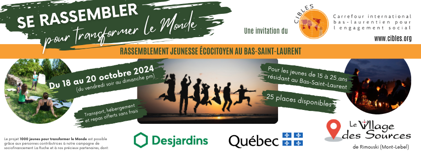 Rassemblement jeunesse écocitoyen au Bas-Saint-Laurent